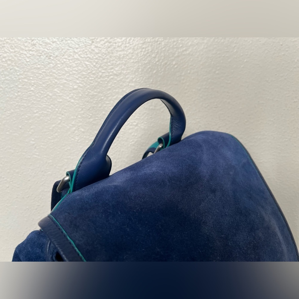 Robert Graham Suede Blue Rucksack - Picture 11 of 13